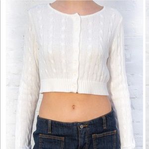 ATHELIA COTTON CABLE KNIT TOP